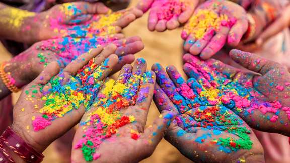 Celebrating Holi