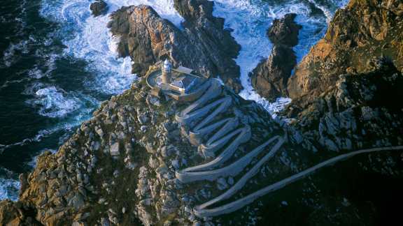 Camiño do Faro de Cíes, Pontevedra, Galicia