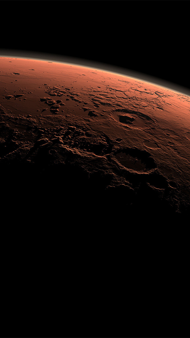 mars in space hd