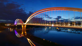 Beatus-Rhenanus-Brücke, Straßburg, Frankreich