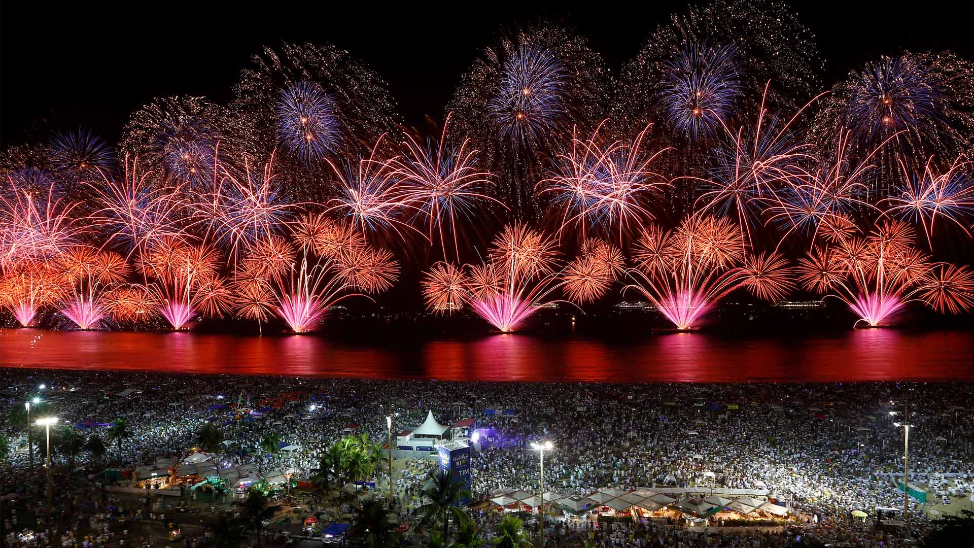 New Years Eve in Rio de Janeiro, Brazil