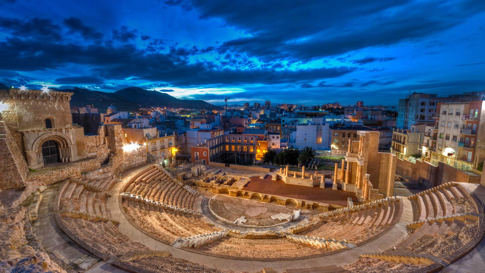 Roman theater of Cartagena, Spain