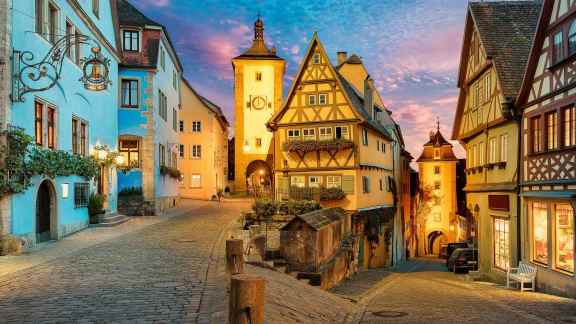 Pl&ouml;nlein, Rothenburg ob der Tauber, Bayern