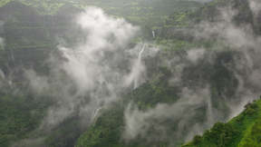 Monsoon awakens the sleeping mountains