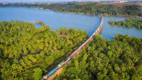 世界遺産を渡るインドの鉄道橋
