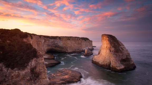 Shark Fin Cove, California, USA