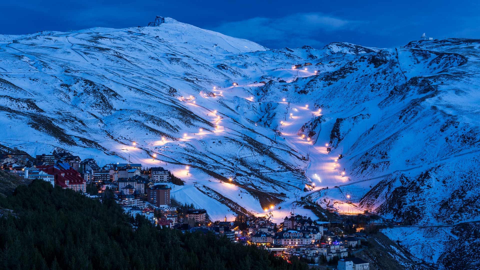 Pradollano, Parque Nacional de Sierra Nevada, Granada, Andalucía, España