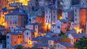 Ancient town of Sorano, Tuscany, Italy