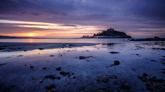 Monte San Miguel en Marazion, Cornualles, Inglaterra