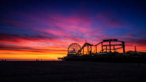 Pacific Park, Santa Monica State Beach, California, United States