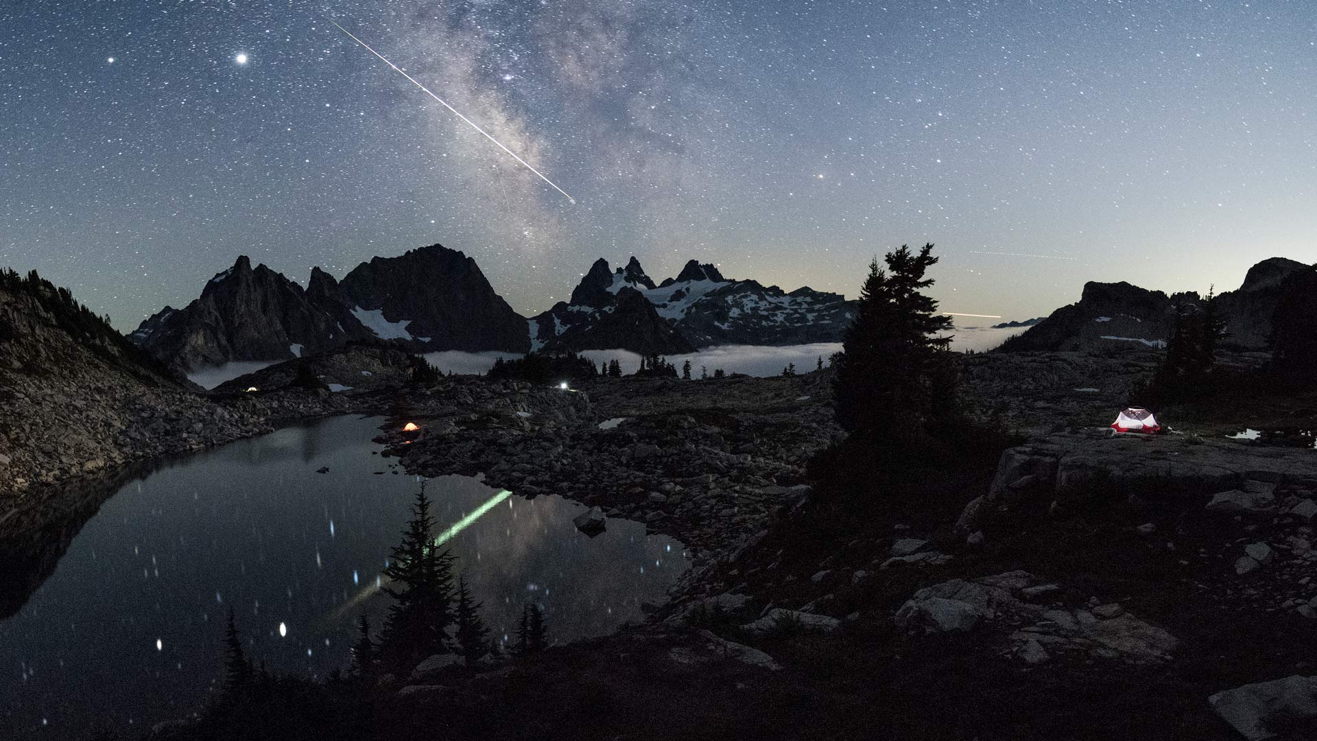 Lacs Tank, zone sauvage Alpine Lakes Wilderness, États-Unis