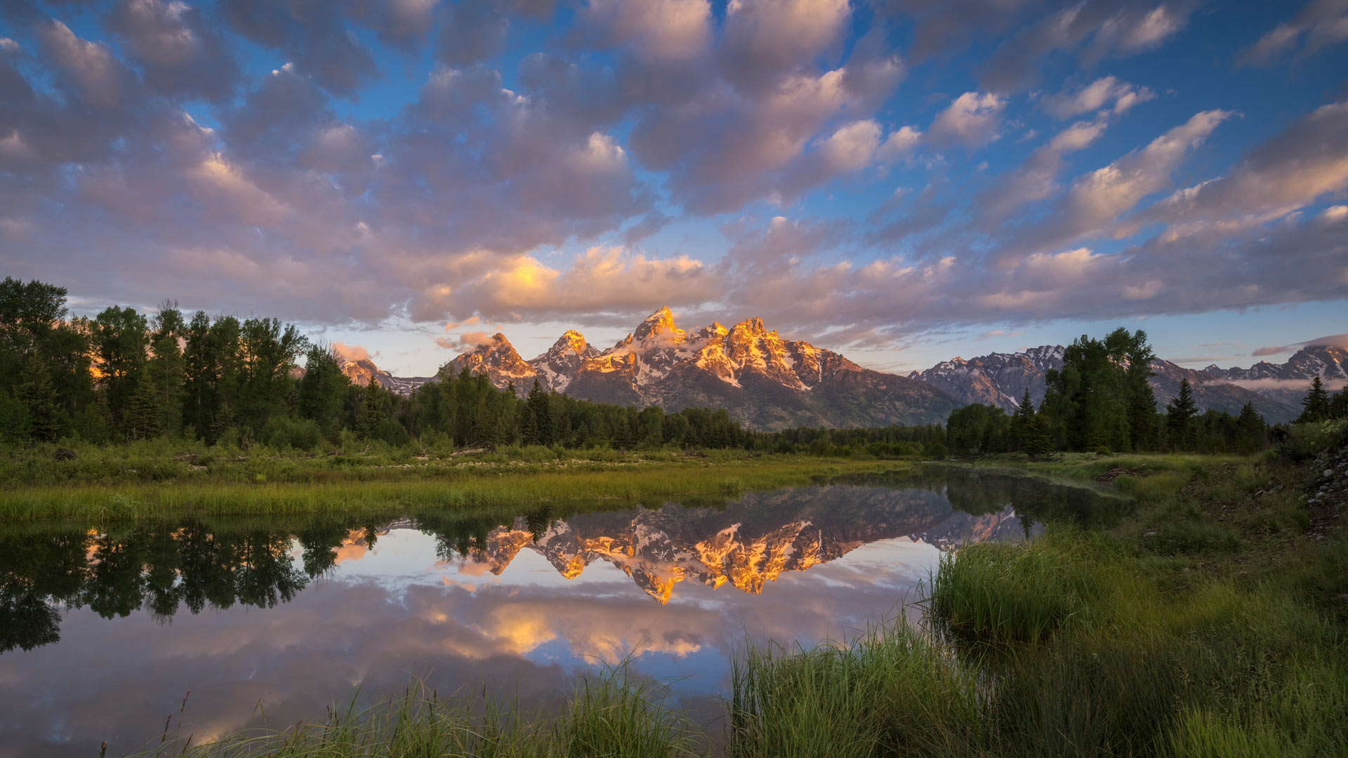 Bing HD Wallpaper Aug. 20, 2024: Sunrise at Grand Teton National Park ...