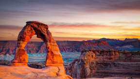 Centuries of time in a Delicate Arch