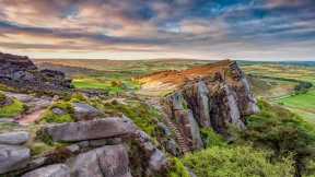 The Roaches ridge in the Peak District, England