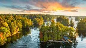 Thousand Islands region, St. Lawrence River, US-Canada border