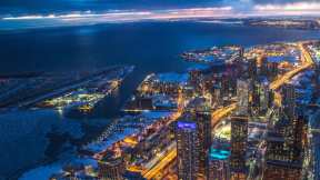 Lake Ontario, Toronto, during winter