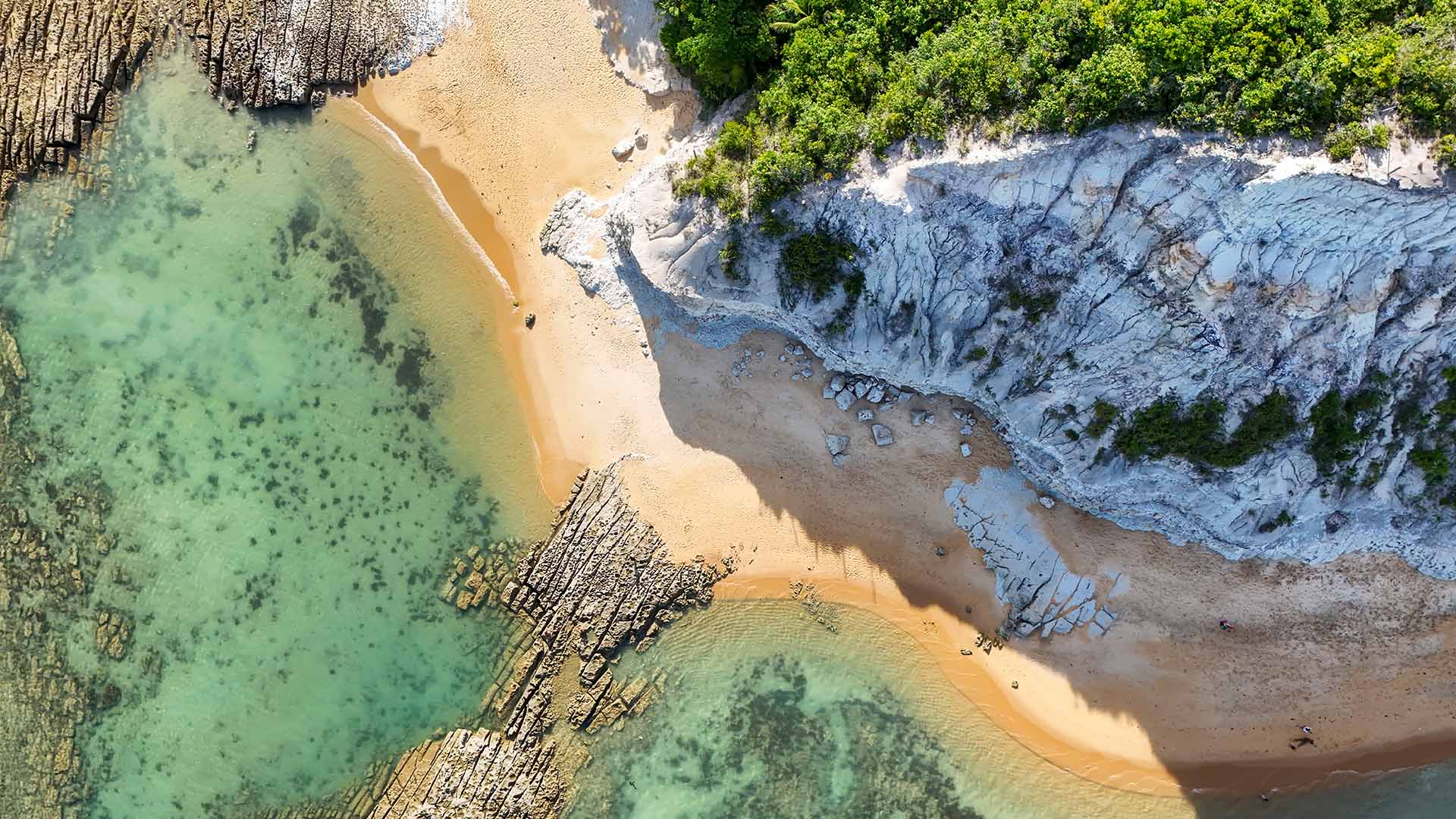 Plage du Miroir, Trancoso, Bahia, Br&eacute;sil