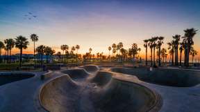 Venice Skatepark, Los Angeles, Californie
