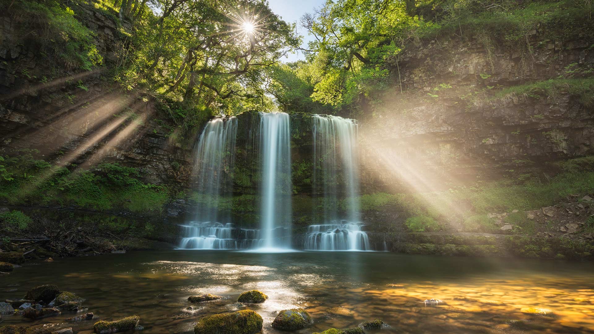 Cascade de Sgwd yr Eira, Pays de Galles