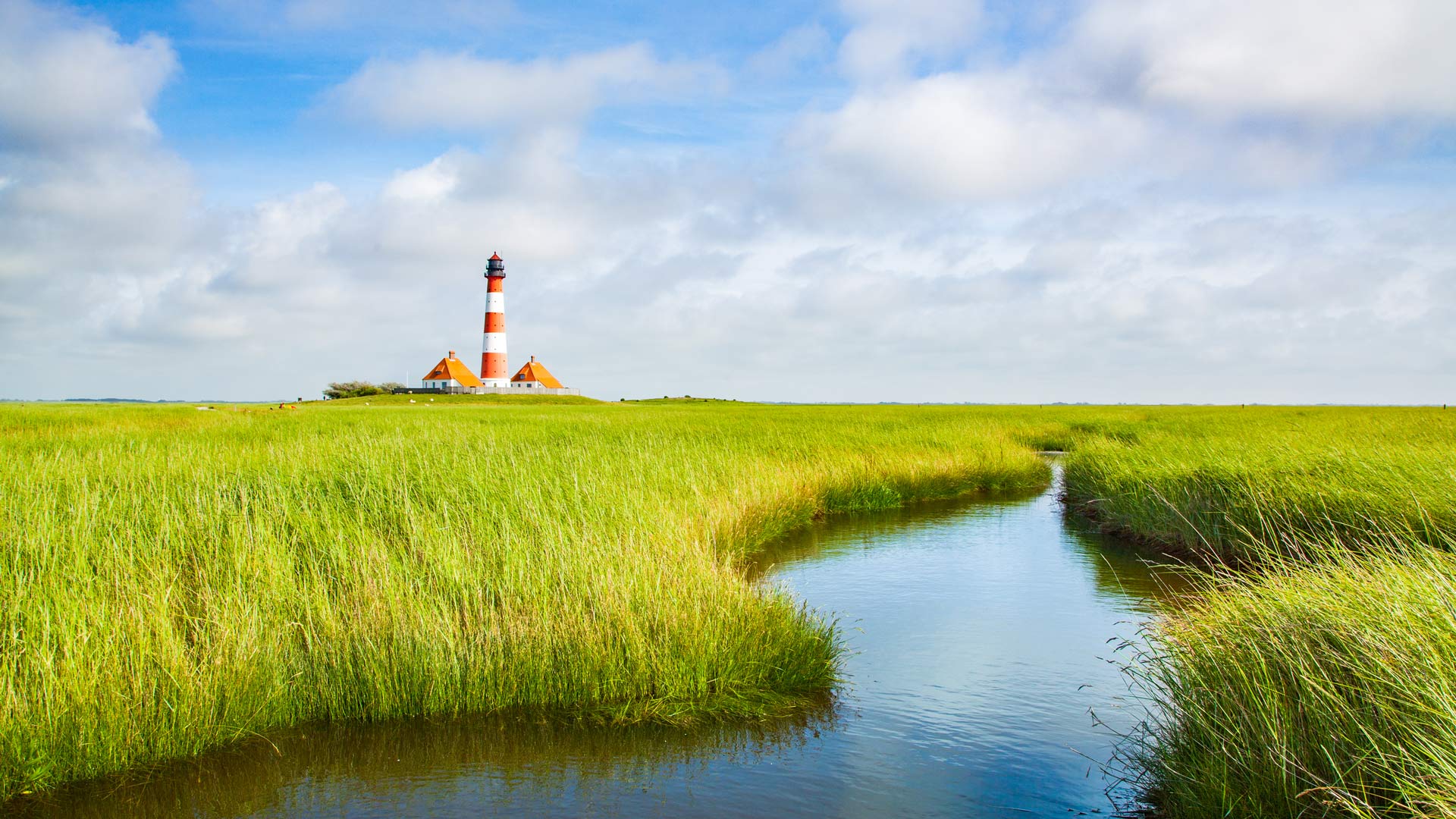 Leuchtturm Westerheversand, Nordsee, Schleswig-Holstein