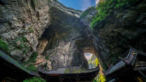 Bing image: Three Natural Bridges, Wulong National Park, China - Bing ...