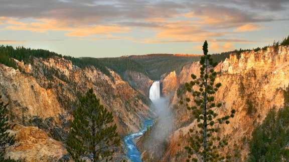 Chutes inférieures, parc national de Yellowstone, États-Unis