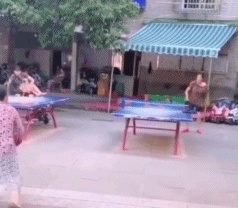 play table tennis GIF