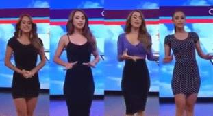 MEXICAN weather girl Yanet Garcia GIF