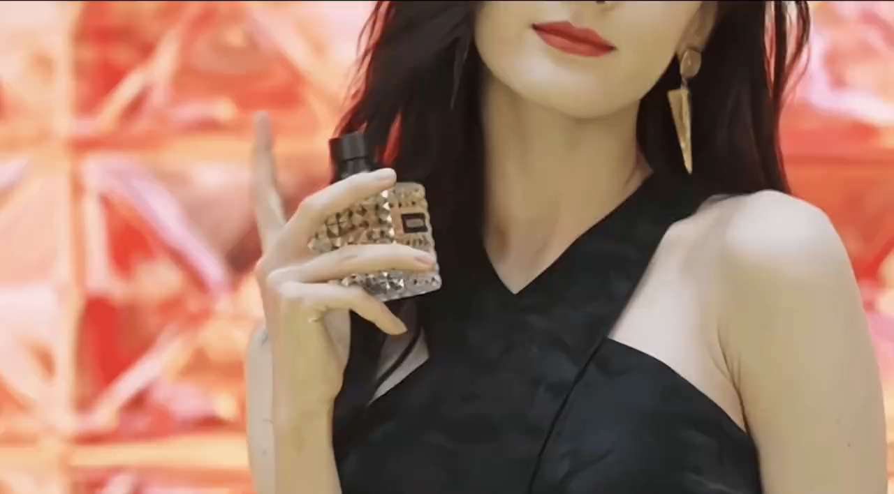 Dilraba perfume advertising show GIF