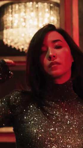 Maya Erskine looks various to promote Mr. and Mrs. Smith short MP4 video