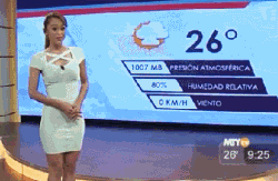 Yanet Garcia in broadcast