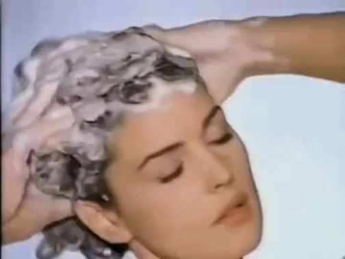 Monica Bellucci shampoo ad short MP4 video