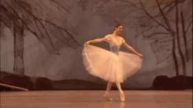 elegant ballet performance GIF