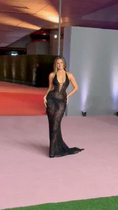 Addison Rae makes sexy appearance at Academy Museum Gala