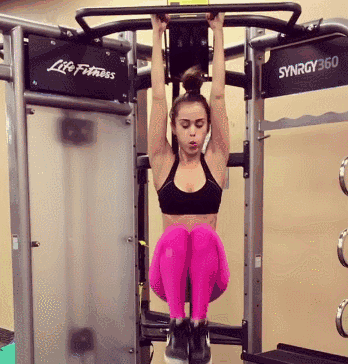 Mexico's Hottest weather girl do exercise