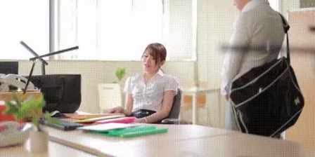 Your boss looks at you short MP4 video
