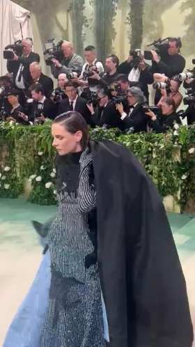 Rebecca Ferguson at the 2024 Met Gala short MP4 video