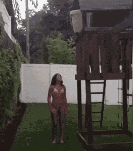 Ice water challenge, but failed GIF