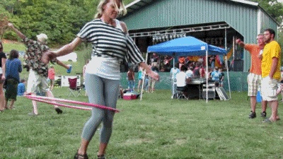 a hot-ass giri width hula hoop