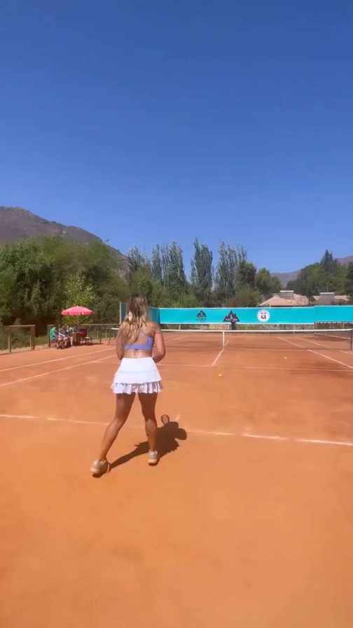 Chilean tennis player Paulina Antonella Blanco short MP4 video