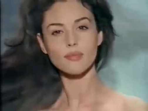 1992, Monica Bellucci Shampoo ad short MP4 video