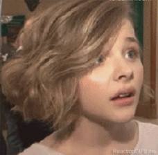 chloe moretz confused gif GIF