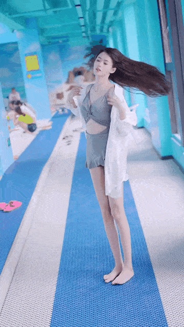 coming for a swim GIF