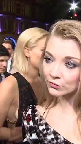Jennifer Lawrence kiss Natalie Dormer short MP4 video
