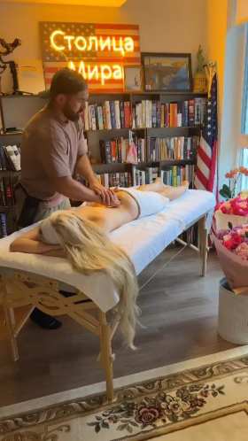 Who enjoys massage more, men or women? short MP4 video
