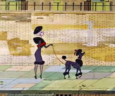 One Hundred and One Dalmatians, walk the dog short MP4 video