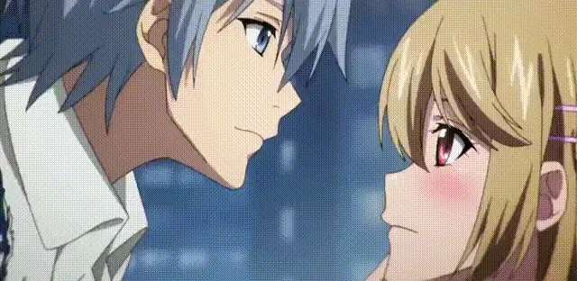 light kiss in anime