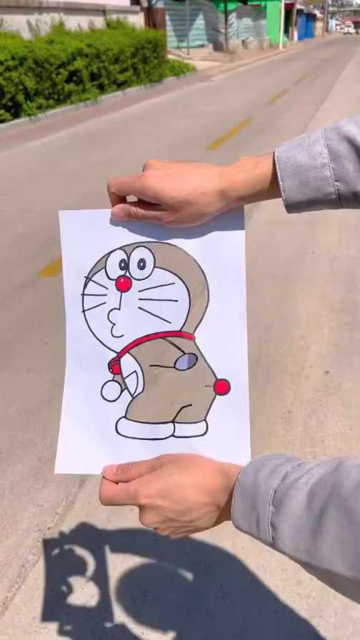 Color changing Doraemon short MP4 video