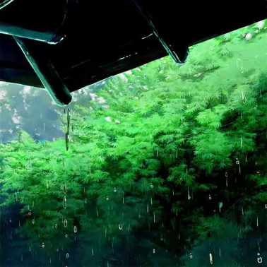 it's raining,The Garden of Words short MP4 video