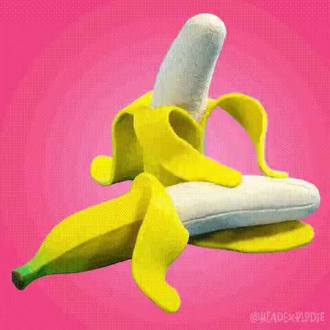 Peeled banana massage
